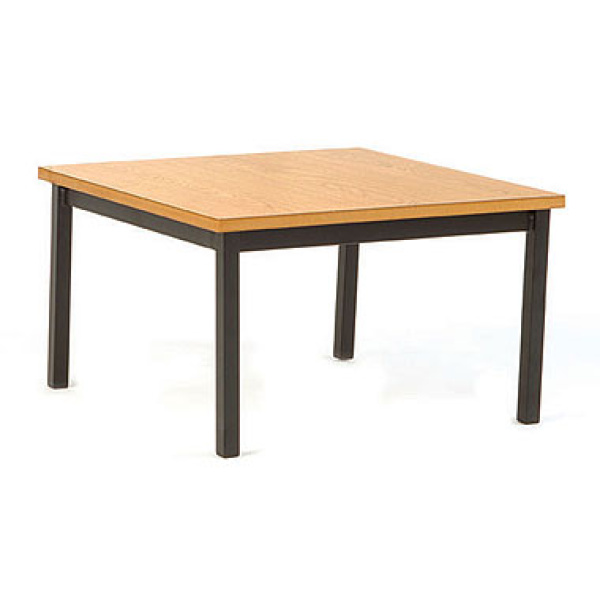 reception wood top low table