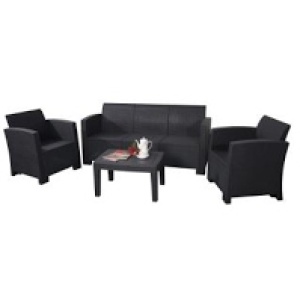 three piece sofa set + coffee table