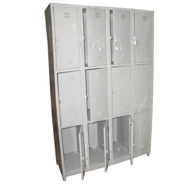 twelve compartment locker