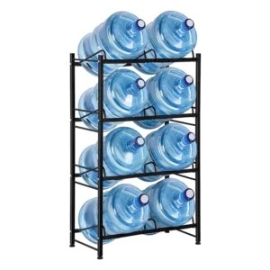 water bottle shelving display
