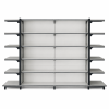 double entry supermarket shelving