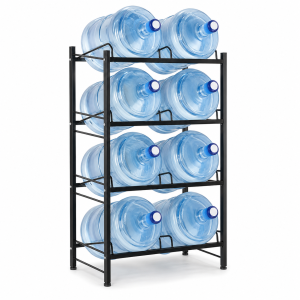 water bottle shelving display
