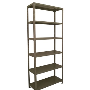 bolted steel shelving - open