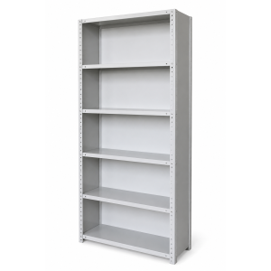 bolted steel shelving - closed