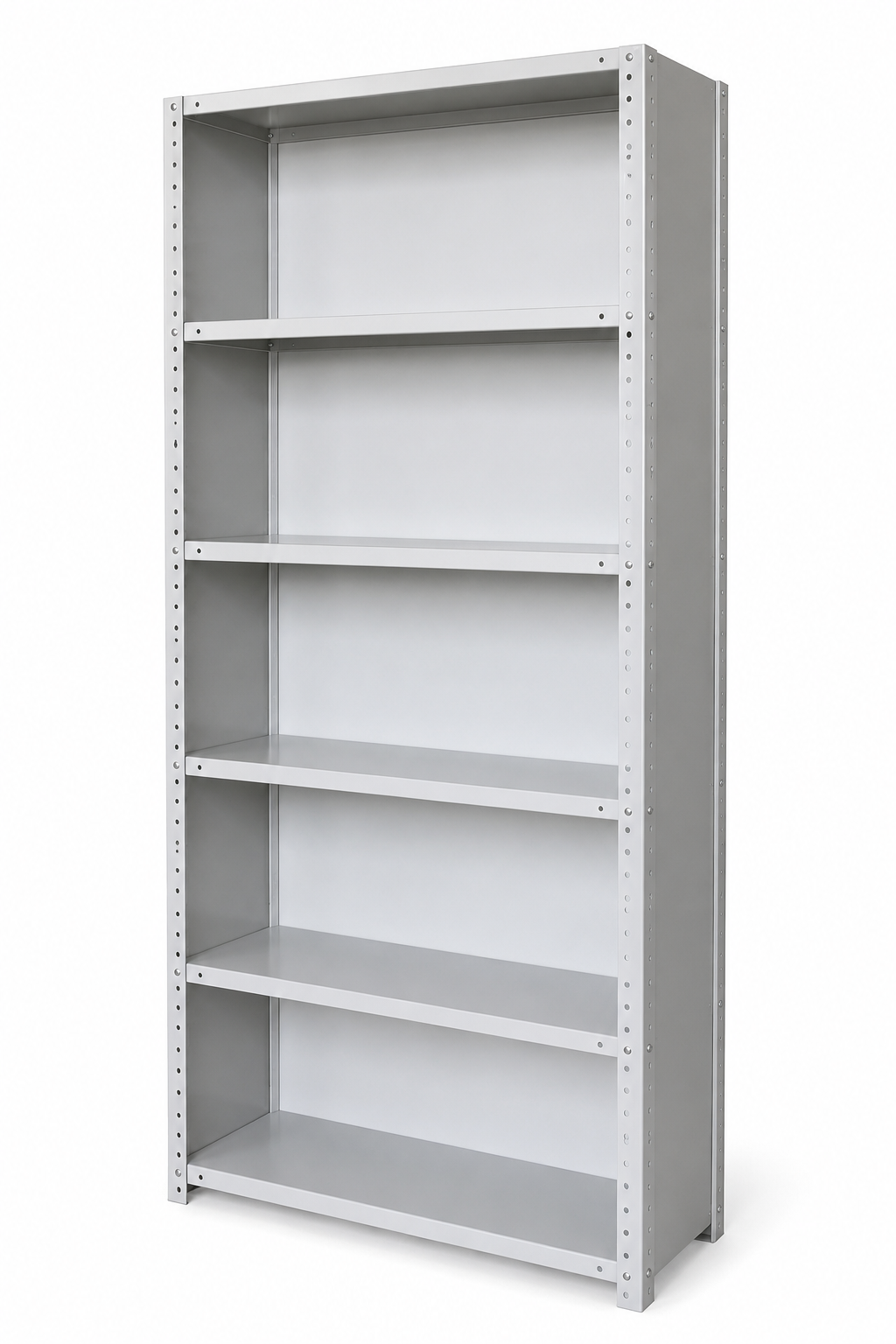 bolted steel shelving - closed