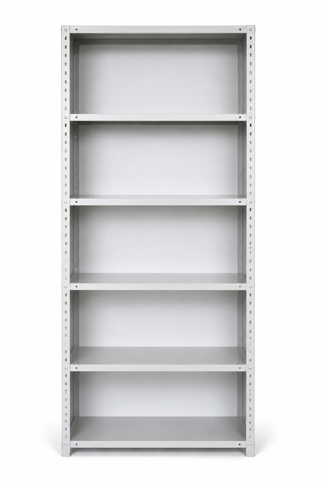 bolted steel shelving - closed