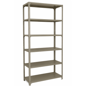 bolted steel shelving - open
