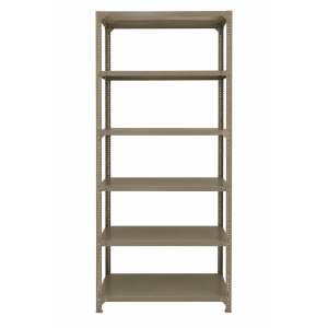 bolted steel shelving - open