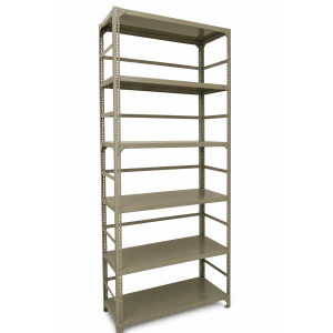 bolted steel shelving - with boxfile support