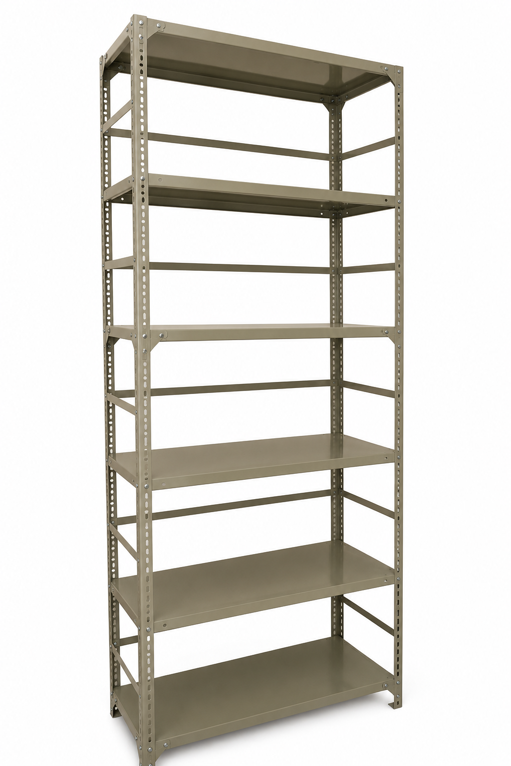 bolted steel shelving - with boxfile support