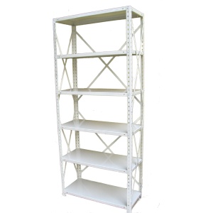 bolted steel shelving - cross brace