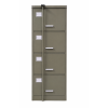 four drawer filing cabinet standard with security bar-''52x18x24"