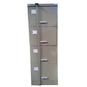 four drawer filing cabinet standard with security bar-''52x18x24"