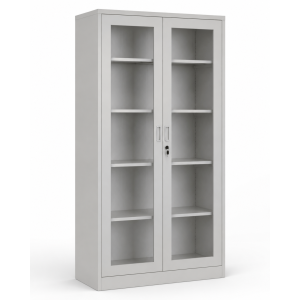 full length glass door cupboard