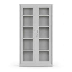 full length glass door cupboard