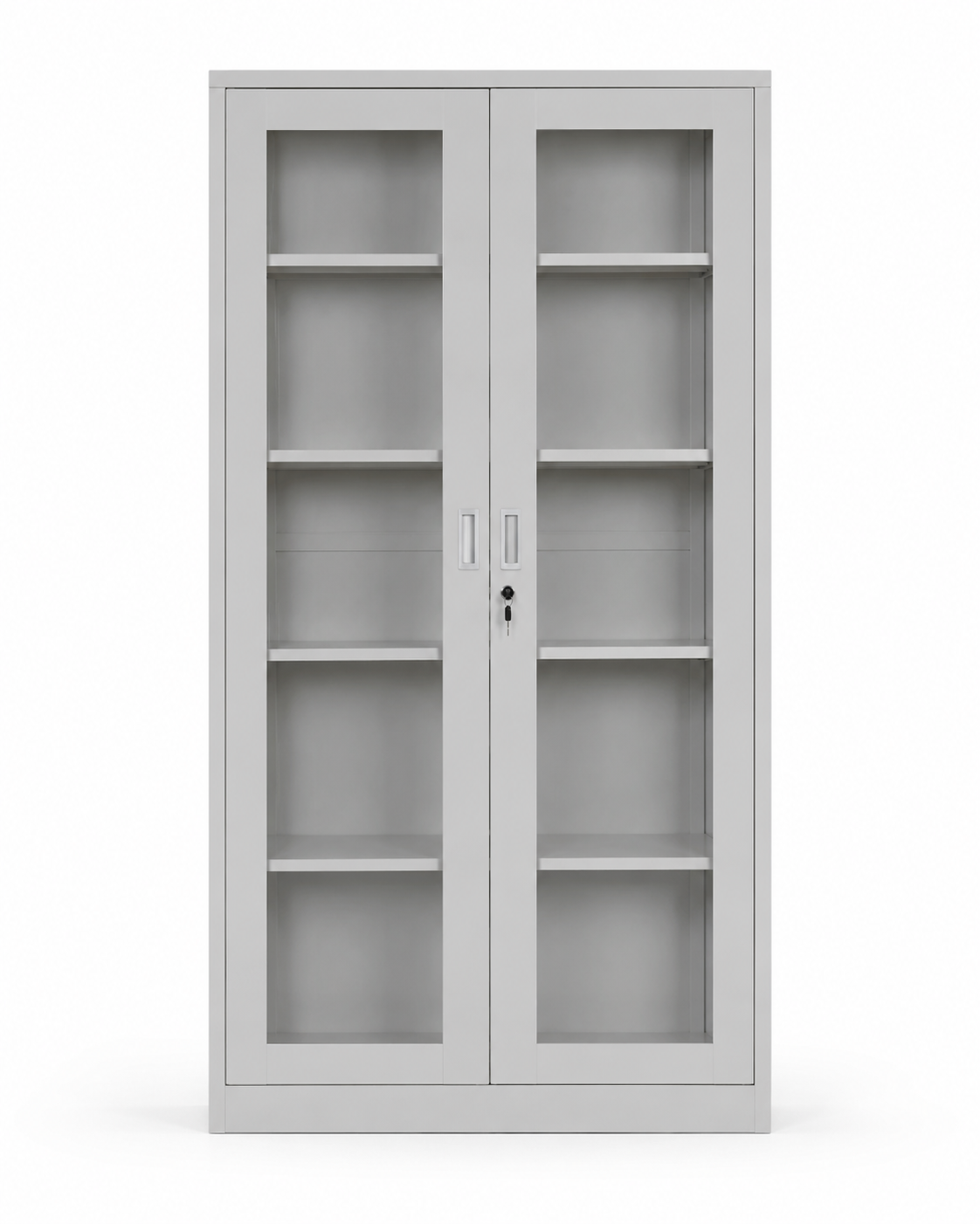 full length glass door cupboard