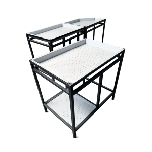 fruit and veg display -straight stand low level