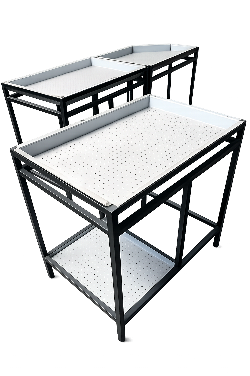 fruit and veg display -straight stand low level