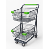 two tier supermarket trolley
