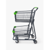 two tier supermarket trolley